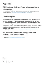 Предварительный просмотр 72 страницы Dell C6522QT User Manual