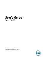 Dell C7017T User Manual preview