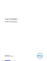 Предварительный просмотр 1 страницы Dell C8618QT User Manual