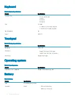 Preview for 12 page of Dell Chromebook 3400 Setup And Specifications Manual