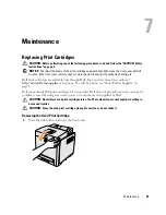 Предварительный просмотр 61 страницы Dell Colour Laser Printer 3110cn Owner'S Manual