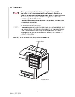 Предварительный просмотр 7 страницы Dell Colour Laser Printer 3110cn Service Manual