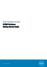 Preview for 1 page of Dell Compellent SC280 Getting Started Manual