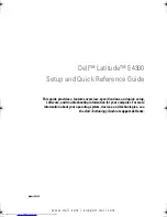 Dell Core2 Duo E4300 Setup And Quick Reference Manual preview