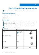 Preview for 10 page of Dell D14U Service Manual