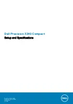 Preview for 1 page of Dell D16S Setup And Specifications