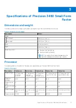 Preview for 11 page of Dell D17S Setup And Specifications