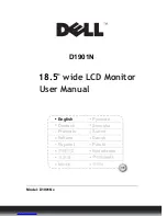 Dell D1901N User Manual предпросмотр