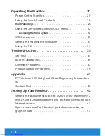 Preview for 4 page of Dell D2015H User Manual