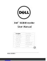 Preview for 1 page of Dell D2201R User Manual