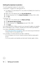 Preview for 18 page of Dell D2719HGF User Manual