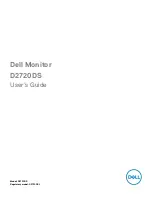 Preview for 1 page of Dell D2720DS User Manual