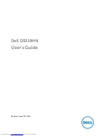 Dell D3218HN User Manual предпросмотр