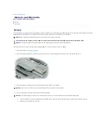 Предварительный просмотр 9 страницы Dell D420 - Latitude Notebook Computer Service Manual