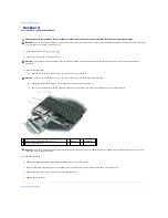 Предварительный просмотр 25 страницы Dell D420 - Latitude Notebook Computer Service Manual