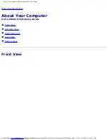 Предварительный просмотр 12 страницы Dell D620 - Latitude Laptop Computer System Core Duo Processor Wireless XP Pro User Manual