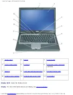 Предварительный просмотр 13 страницы Dell D620 - Latitude Laptop Computer System Core Duo Processor Wireless XP Pro User Manual