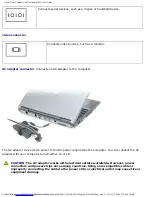 Предварительный просмотр 22 страницы Dell D620 - Latitude Laptop Computer System Core Duo Processor Wireless XP Pro User Manual