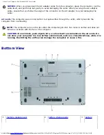 Предварительный просмотр 23 страницы Dell D620 - Latitude Laptop Computer System Core Duo Processor Wireless XP Pro User Manual