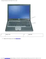 Предварительный просмотр 43 страницы Dell D620 - Latitude Laptop Computer System Core Duo Processor Wireless XP Pro User Manual