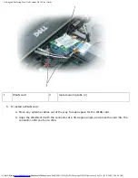 Предварительный просмотр 54 страницы Dell D620 - Latitude Laptop Computer System Core Duo Processor Wireless XP Pro User Manual