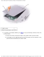 Preview for 20 page of Dell D800 - Latitude 15.4" Notebook Service Manual