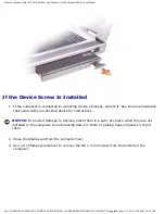 Предварительный просмотр 23 страницы Dell D800 - Latitude 15.4" Notebook Service Manual