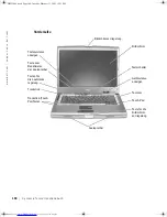 Предварительный просмотр 102 страницы Dell D800 - Latitude 15.4" Notebook System Information Manual