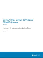 Dell Data Domain DD9500 Hardware Overview And Installation Manual preview