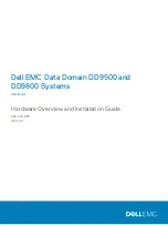 Предварительный просмотр 1 страницы Dell Data Domain DD9500 Hardware Overview And Installation Manual