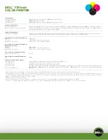 Предварительный просмотр 4 страницы Dell DELL 7130CDN Brochure & Specs