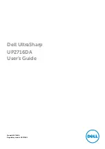 Dell DELL-UP2716DA User Manual preview