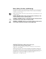 Preview for 2 page of Dell Dimension 2400 Series Installation Manual