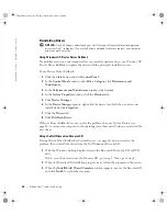 Preview for 62 page of Dell Dimension 4600 Series Owner'S Manual