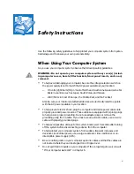 Preview for 3 page of Dell Dimension XPS D Series Reference And Troubleshooting Manual