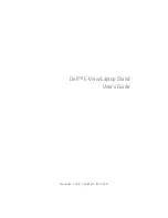 Preview for 1 page of Dell E-View Laptop Stand User Manual