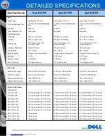 Предварительный просмотр 2 страницы Dell E157FP - 15" LCD Monitor Specifications