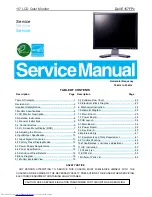 Dell E157FPc Service Manual preview