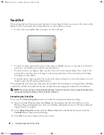 Предварительный просмотр 42 страницы Dell E1705 - Inspiron Laptop Owner'S Manual