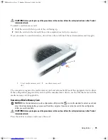 Предварительный просмотр 75 страницы Dell E1705 - Inspiron Laptop Owner'S Manual