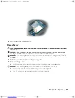 Предварительный просмотр 129 страницы Dell E1705 - Inspiron Laptop Owner'S Manual