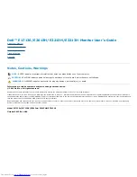 Preview for 2 page of Dell E1713S User Manual