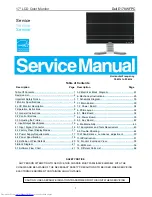 Dell E178WFPC Service Manual предпросмотр