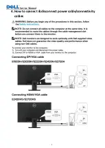 Preview for 8 page of Dell E1920H Service Manual