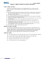 Preview for 4 page of Dell E2009W Service Manual