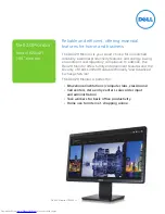 Dell E2014H Specifications preview