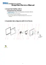 Preview for 4 page of Dell E2216HV Simplified Service Manual