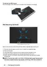 Preview for 22 page of Dell E2222H User Manual