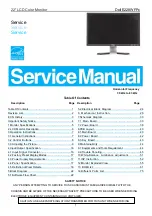 Предварительный просмотр 1 страницы Dell E228WFPc Service Manual