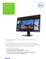 Предварительный просмотр 1 страницы Dell E2414H Specifications